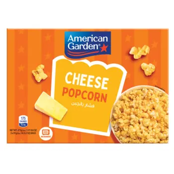American Garden Cheese Popcorn 3x273g