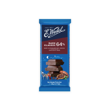 E.Wedel Dark Classic 64% Cocoa Chocolate 90g