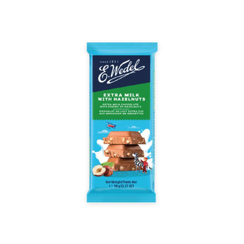 E.Wedel Hazelnuts Extra Milk Chocolate 90g