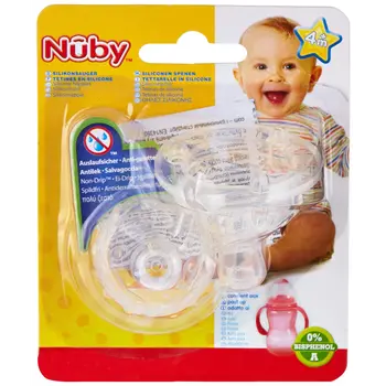 Nuby Eva Catch Non-Drip Anti-Colic 4+ Months