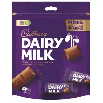 كادبوري ديري ميلك ميني شوكولاتة بالحليب 156جرام
