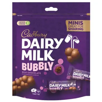 كادبوري ديري ميلك شوكولاتة ببلي بالحليب 156جرام