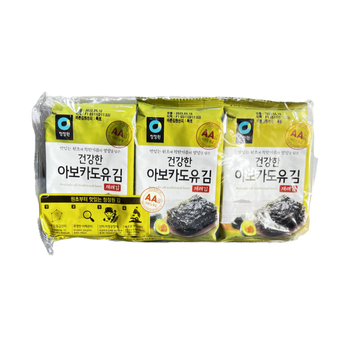 O'Food Avocado Oil Seaweed Snack 3x12g