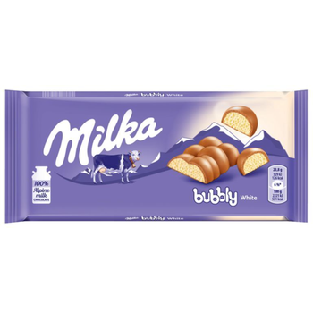 Milka Bubbly White 95g