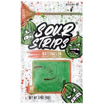 Sour Strips Watermelon 96g