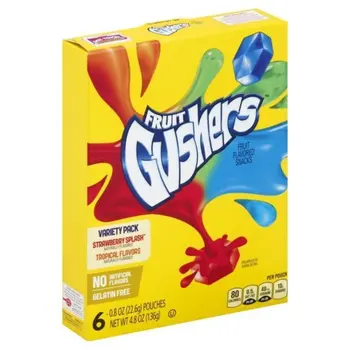 Betty Crocker gushers Strawberry Tropical 136g