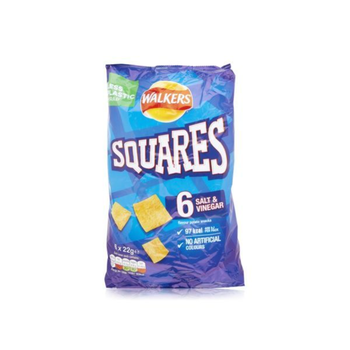 Walkers Salt & Vinegar Crisps 6x22g