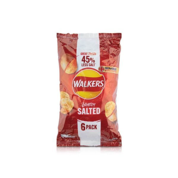 Walkers Lightly Salted Crisps 6x150g
