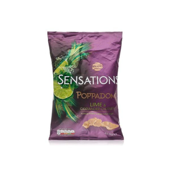 Walkers Sensations Lime & Coriander Chutney Poppadoms 82.5g