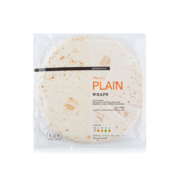 Spinneys Food Natural Vegetable Wraps 6x370g