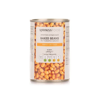 Spinneys Food Baked Beans in Tomato Sauce 400g