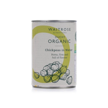 Waitrose Duchy Organic Chickpeas 410g