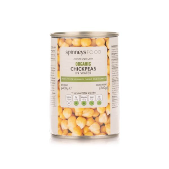 Spinneys Food Organic Chick Peas 400g