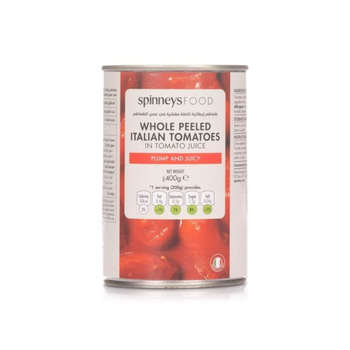 Spinneys Food Whole Peeled Italian Tomatoes 400g