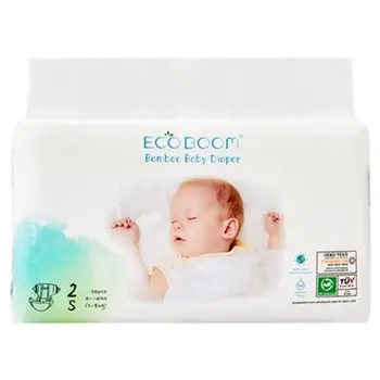 Eco Boom Bamboo Viscose Diapers Size S 36 Pieces