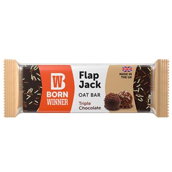 Born Winner Flapjack Triple Chocolate 100g