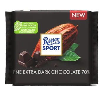 ريتر سبورت شوكولاته دارك 70% 100جرام