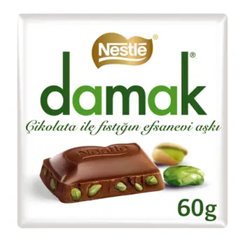 Nestle Damak Chocolate with Pistachio 60g
