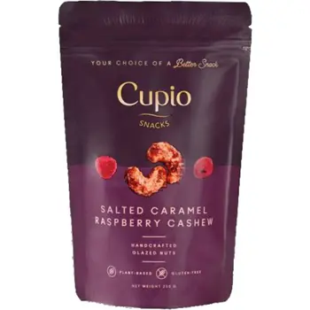 كوبيو كاجو الكراميل المملح والتوت 125جرام