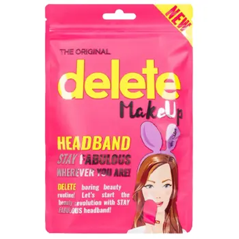 ديليت ميك أب ربطة شعر للمكياج وعناية البشرة 1قطعة