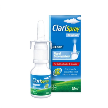 Clarispray Original Nasal Decongestant 15ml