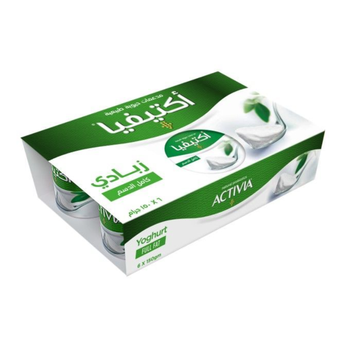 Activia Full Fat Yoghurt Pack 6×150g