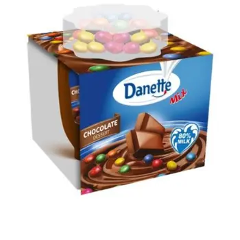دانيت بالشوكولاتة 75 جرام +  حبوب الحلوى 7 جرام