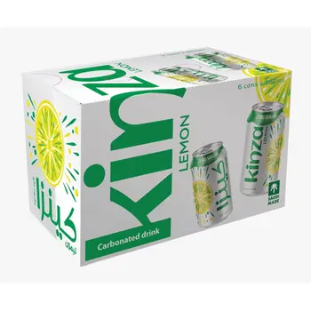 Kinza Soft Drink Lemon Zero 6×360Ml