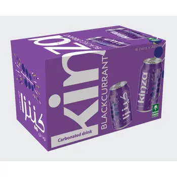 Kinza Soft Drink Blackcurrant 6×360Ml