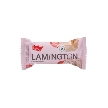 Rex Protein Cake Lamington Strawberry 50g