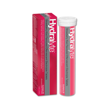 Hydralyte Strawberry Kiwi Electrolyte Tablets 20 Count