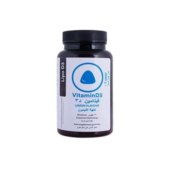 Lipo D3 Lemon Vitamin D3 Gummies 30 Pieces