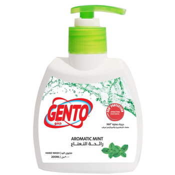 GENTO Aromatic Mint Antibacterial Hand Wash 200ml