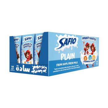 Safio Plain Milk 18×185Ml