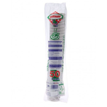 Gulfmaid 4Oz Coffee Paper Cups 50 Pieces