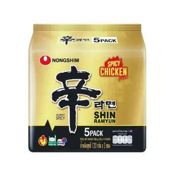 Nongshim Shin Ramyun Spicy Chicken 5x120g