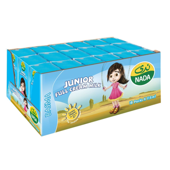 ندى حليب كامل الدسم 18×115مل