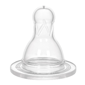 Wee Baby Classic Silicone Nipple Slow Flow Clear