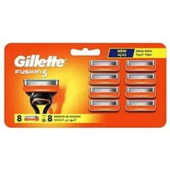 جيليت فيوجن 5 شفرات 8قطعة