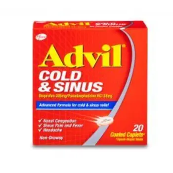 Advil Cold & Sinus Caplets 20 Pack