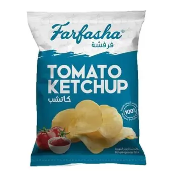 ديمه فرفشة شيبس بنكهة كتشب الطماطم 75جرام