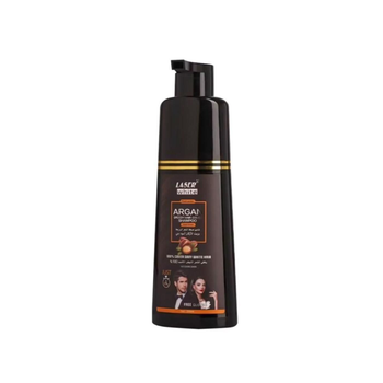 Laser White Argan Hair Dye Shampoo Black Brown 420ml