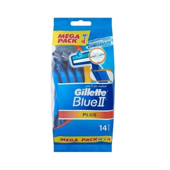 جيليت بلو 2 بلس للاستخدام مرة واحدة 14قطعة