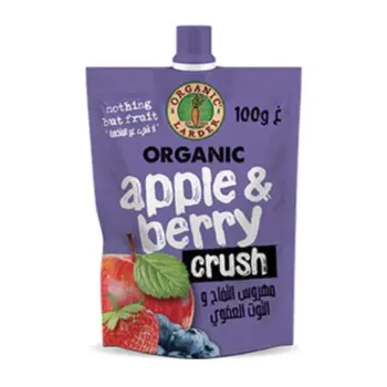 Organic Larder Apple & Berry Crush 100g