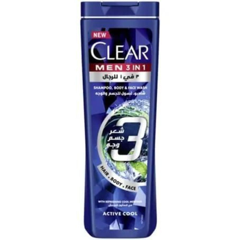 Clear Men 3-in-1 Active Cool Shampoo 1 Piece