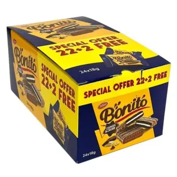 Tiffany Bonito Choco Cookies 24x18g