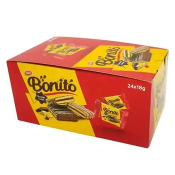 Tiffany Bonito Choco Biscuits 24x18g