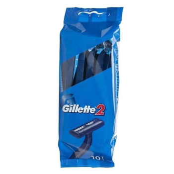 جيليت 2 شفرات حلاقة قابلة للاستخدام مرة واحدة 10قطع