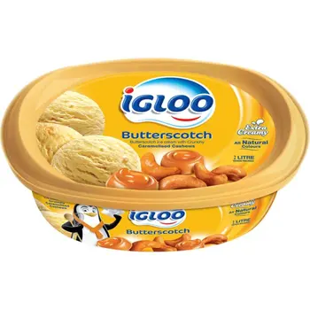 إيجلو آيس كريم بترسكوتش مع الكاجو بالكراميل المقرمش 1لتر