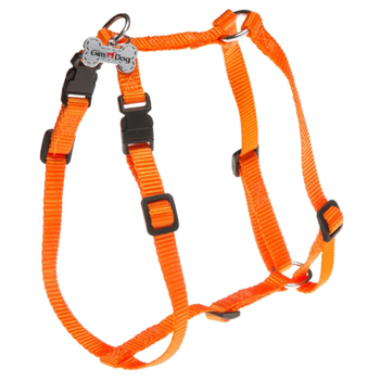 جيم دوج طوق المصنوع من النايلون باللون البرتقالي 2.5×110×25سم